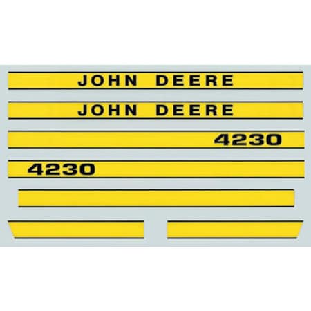 Aftermarket AMJD4230 Decal Set, Hood AMJD4230-ABL